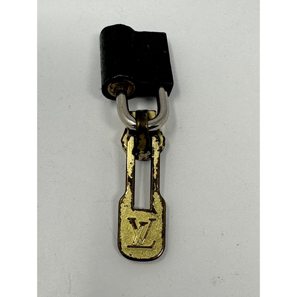 Vintage Louis Vuitton Metal Zipper Pull and Luggage Lock Repair Reuse Replace D9